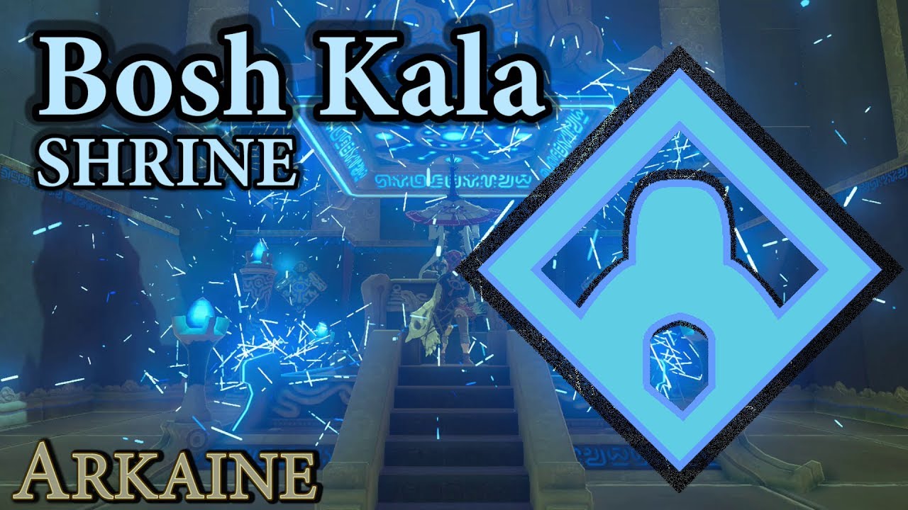Zelda Breath of the Wild Bosh Kala Shrine Location and Guide YouTube