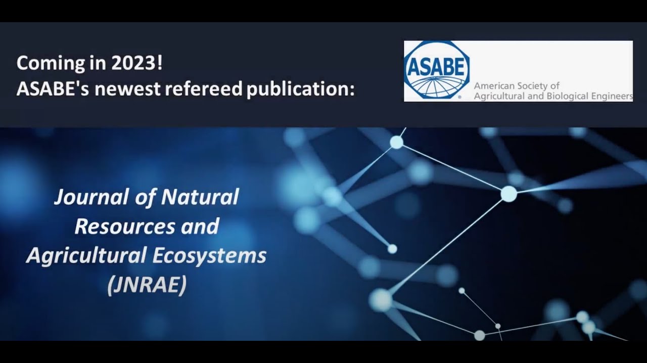 Journal of Natural Resources and Agricultural Ecosystems