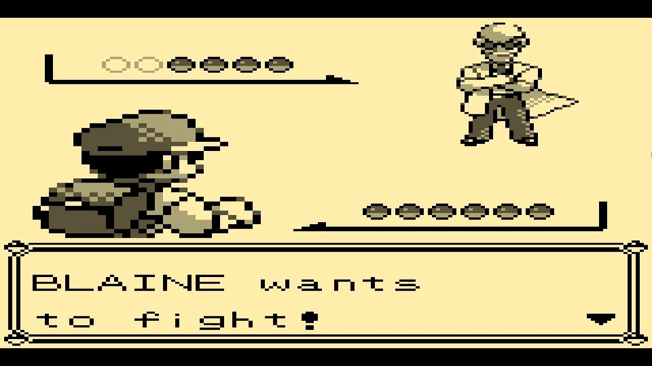 Pokemon Red Ep. 16 Cinnabar Island Gym Challenge Against Leader Blaine YouTube