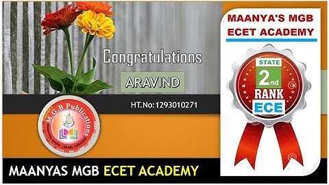 AP ECET   2021 RESULTS   2nd RANK - ECE