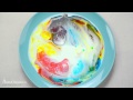 Dish soap and food coloring experiment  handimania lab