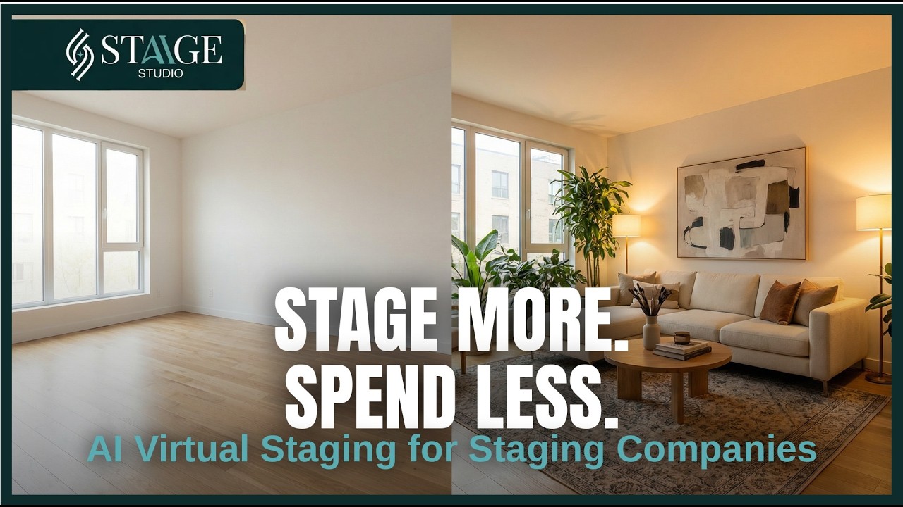 How to Grow Your Home Staging Business with AI Virtual Staging - Staige Studio (2026 Demo)