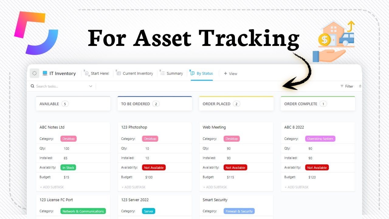 How to Use ClickUp for Asset Tracking (Simple Inventory Tip) - YouTube