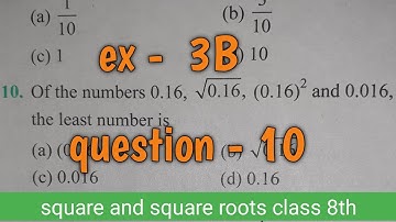 questions 10 of ex-3B | class 8th maths | #mcqs and #hots | composite maths @ntrsolutions