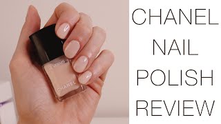 Chanel Nail Polish Review | Brun Fumé, Rouge Noir, Ballerina