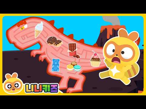| 공룡 몸 탐험 | <strong>미로</strong> 탈출 | 초콜릿? 케이크? 도넛? | 단어놀이 | 니니키즈 NINIkids
