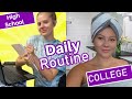 Comparing our Daily routine High School vs College || Taylor &amp; Vanessa