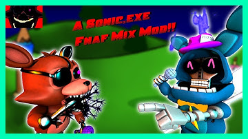 [Friday Night Funkin Mods] A SONIC EXE FNAF MIX MOD WHAT!?? - On The Flipside Mod
