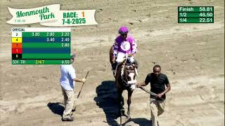 MONMOUTH PARK 07-04-2025 RACE 1