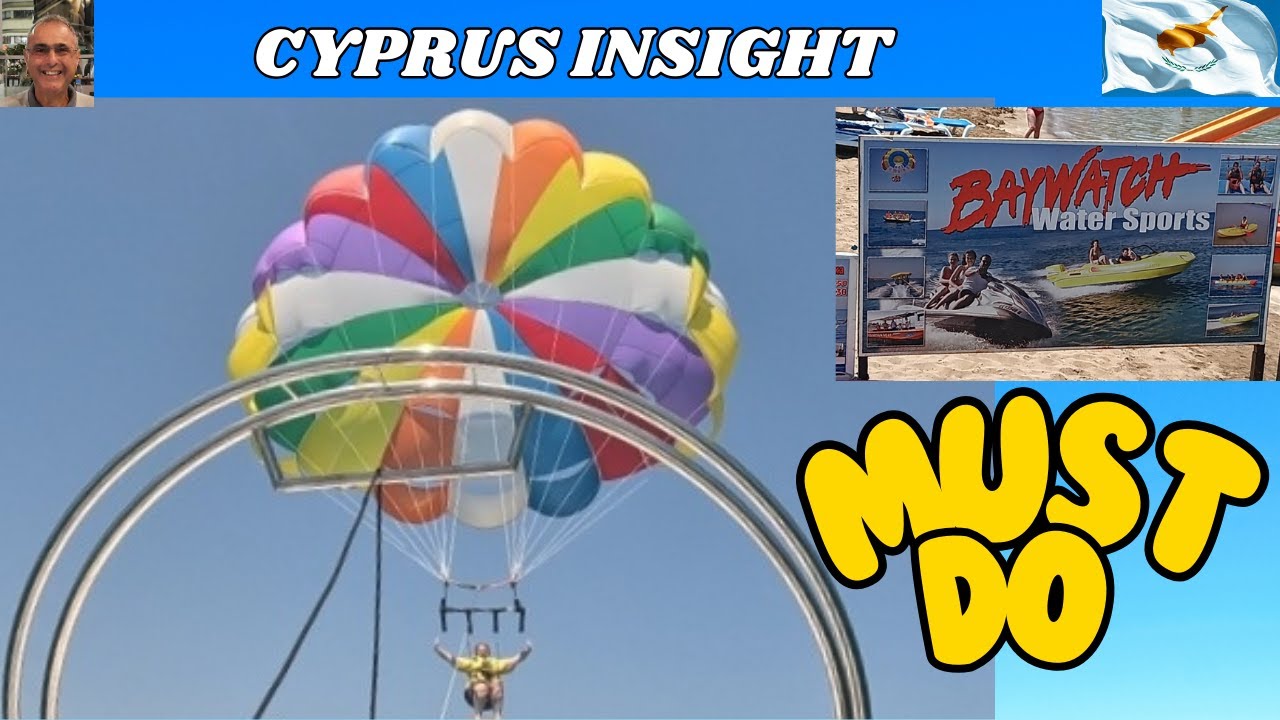 Parasailing at Baywatch Watersports Pernera Cyprus - A Must Do Guys.