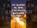 On march 23 1979 van halen released the album van halen ii  shorts