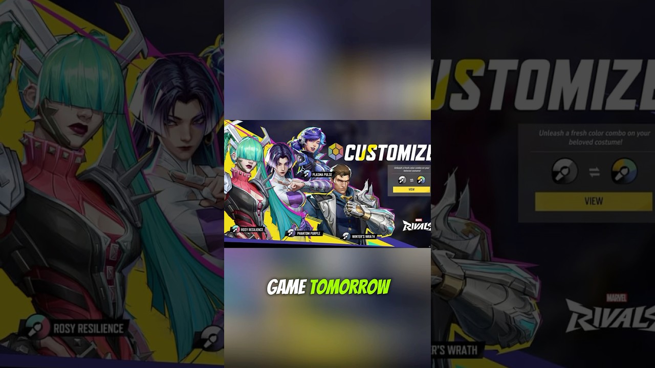 COSTUME CUSTOMIZATION COMING TOMORROW! | 