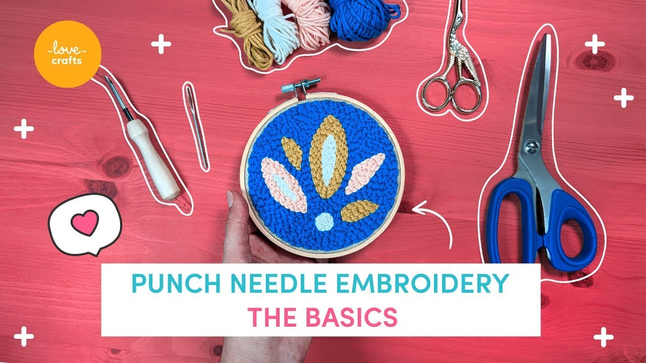 Punch Needle for BEGINNERS!  How to Get Started 