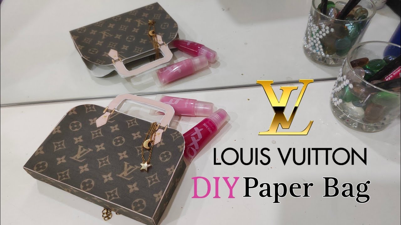 Diy Louis Vuitton paper bag