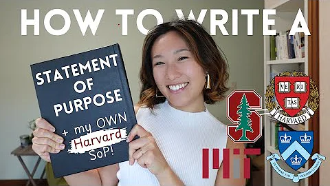 How to Write a Statement of Purpose 📝 + my OWN Harvard SoP!