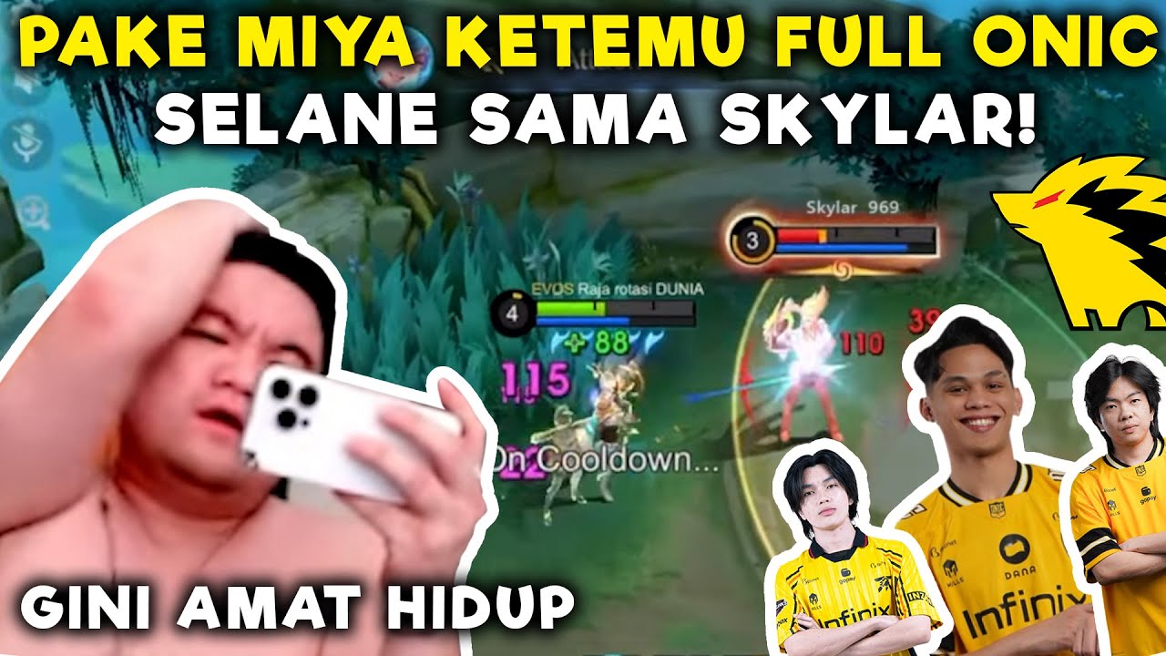 PAKE MIYA KETEMU FULL ONIC HEHEHEHEHEH - Mobile Legends Indonesia