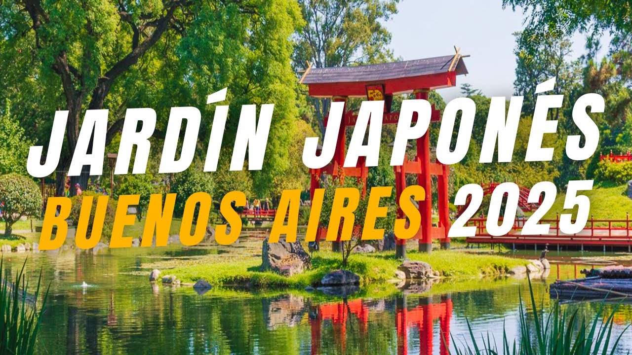 (4K) JAPÓN EN BUENOS AIRES / RECORRIENDO el JARDÍN JAPONES EN 2025 