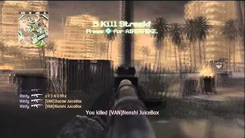 Cod4 FASTEST 10 KILL STREAK