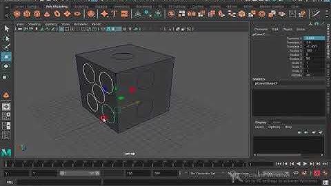 Ludo Dice model in maya 2019 part 1