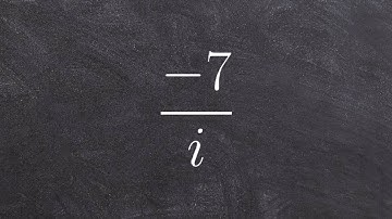 Algebra 2 Learn how to simplify an expression by rationalizing denominator with complex numbers -7/i