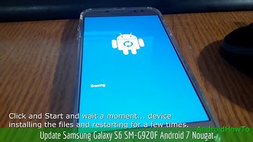 Update Samsung Galaxy S6 SM-G920F Android 7 Nougat