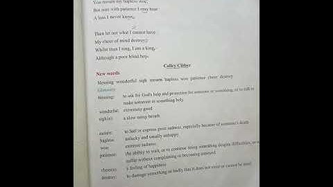 Answers to question of Blind Boy