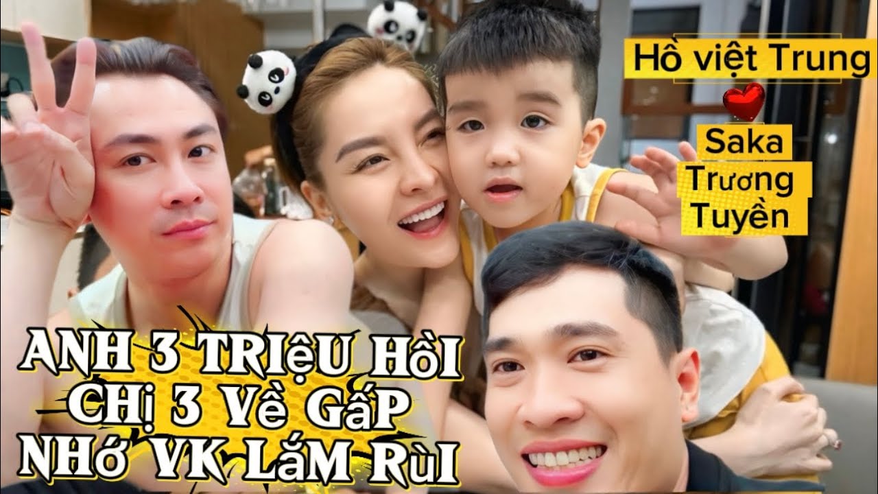 Anh 3 triệu hồi chị 3 về gấp gì chị 3 mắt ngủ,mà quang trọng là anh 3 củng nhớ vk lắm rùi cả nhà ơi🤣