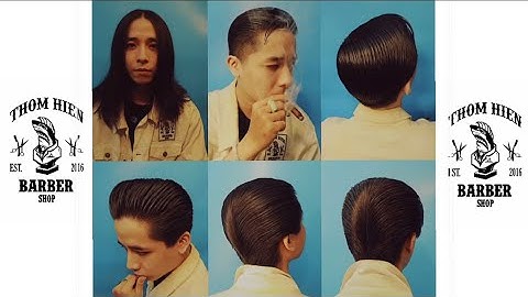3 In 1 HairCut / How To Slickback, Ducktail, Longtrim Pompadour, Side Part / Cắt Tóc Cổ Điển !
