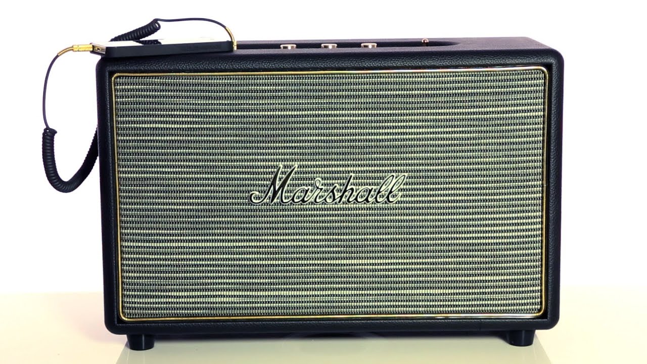 Marshall Hanwell Hi-Fi Speaker from ThinkGeek - YouTube