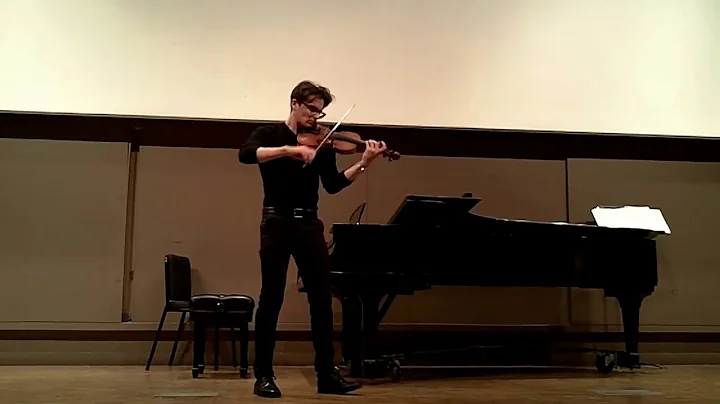 Max Sopher '17, Senior Recital, Bach