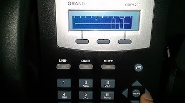 How to change the ringing volume on a Grandstream GXP1200 VoIP Phone
