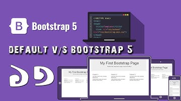 default html vs bootstrap 5 | Bangla Tutorial 2022