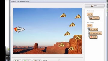 Greenfoot Demo -  World class methods