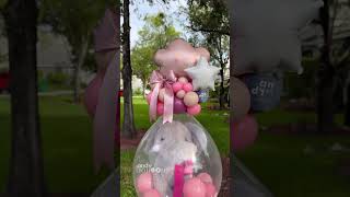 Bubble balloons with gift #explore #shorts