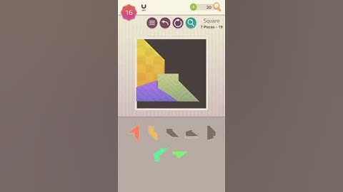 Polygrams Tangram Walls 7 Pieces Level 19