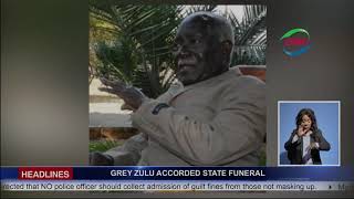 GREY ZULU ACCORDED STATE FUNERAL