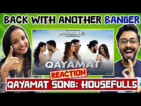 Qayamat Song Reaction | Akshay, Abhishek, Riteish, Jacqueline, Sonam, Nargis | Housefull 5