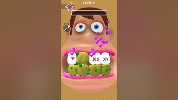 Teeth Runner max level gameplay (walkthrough Android,ios)#mobile games game All level gameplay