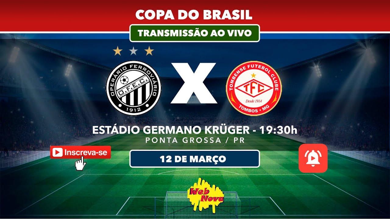 Operário Ferroviário 0x0 Tombense MG | AO VIVO| COPA DO BRASIL 2025 ...