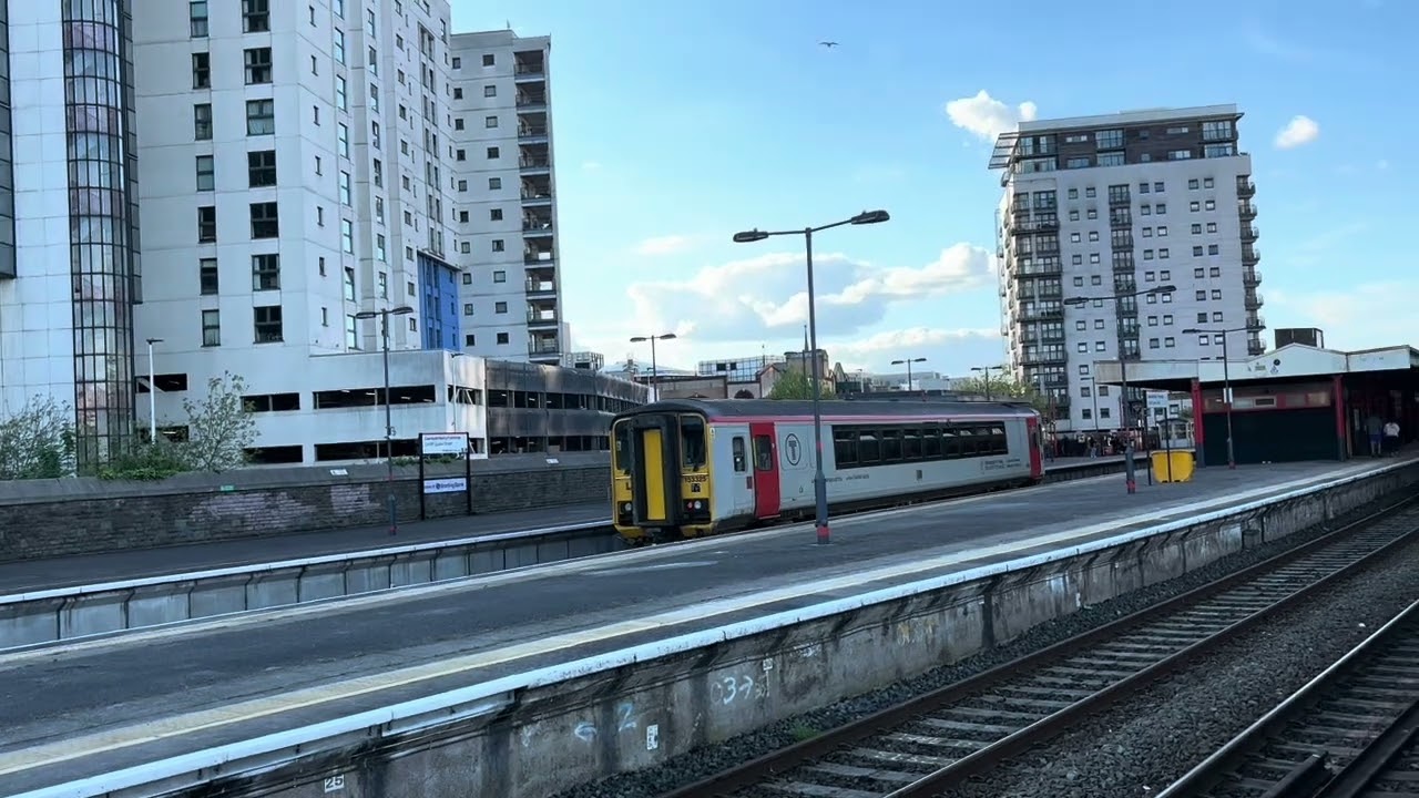 Trains at and a tour of Cardiff Queen Street Railway Station