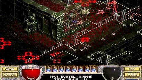 Diablo The Hell: Doom crypt solo multiplayer level 21 part4