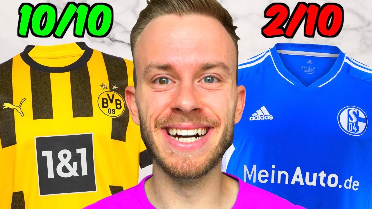 Bundesliga Trikot-Ranking 2022/23: Wer hat das Schönste? 🤩 Wer das Hässlichste? 💩