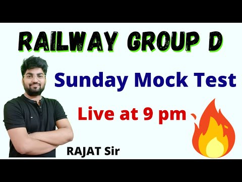 Sunday Mock Test for RRC Group D 2022 | Math By RAJAT Sir | SpeedUp Education