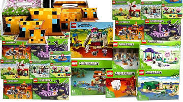 ALL LEGO Minecraft 2024 Summer-Winter Sets COMPILATION/COLLECTION Speed Build Review