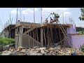 Project 12 roof concrete starts at Sankarapuram ( vlg) kanchipuram (dt)