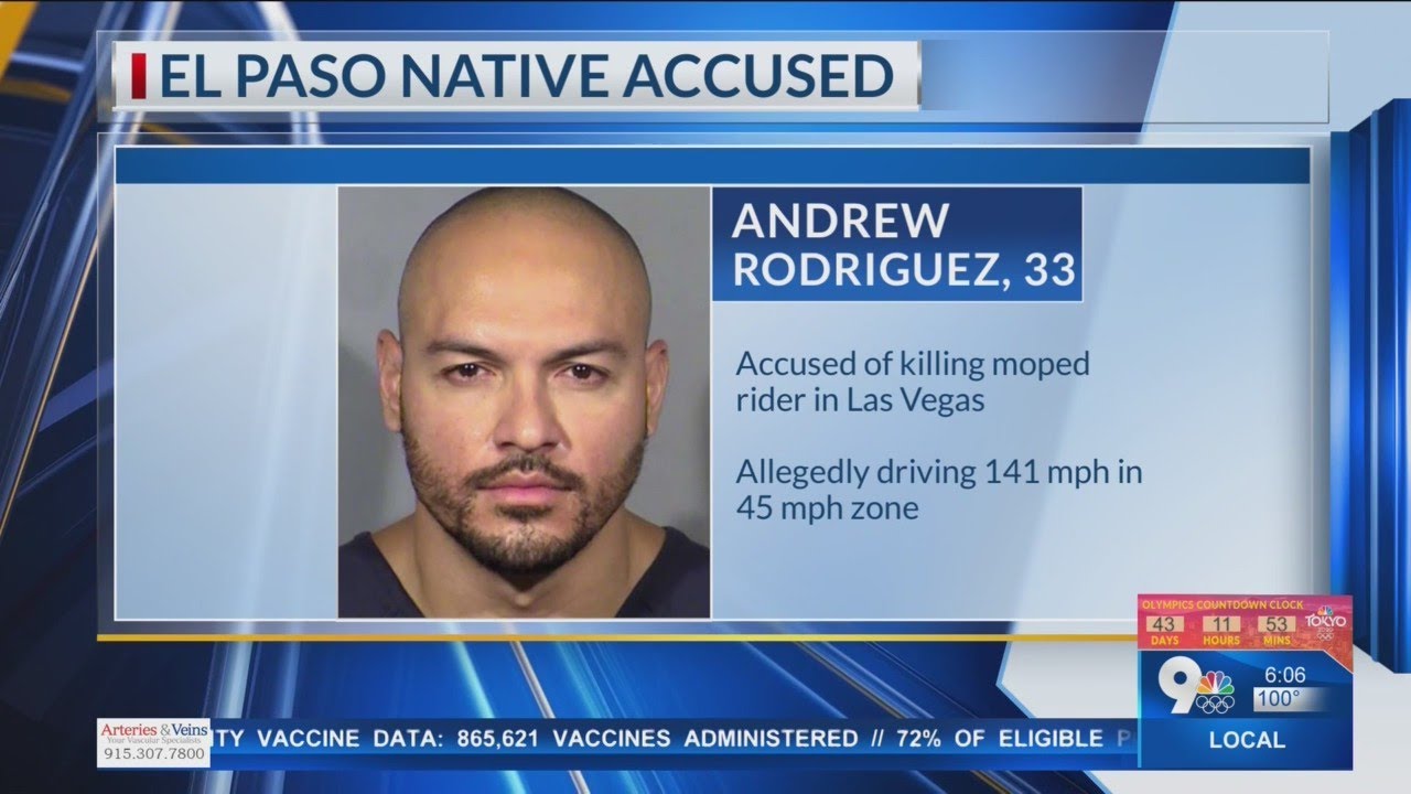 driver from El Paso was going 141 mph seconds before