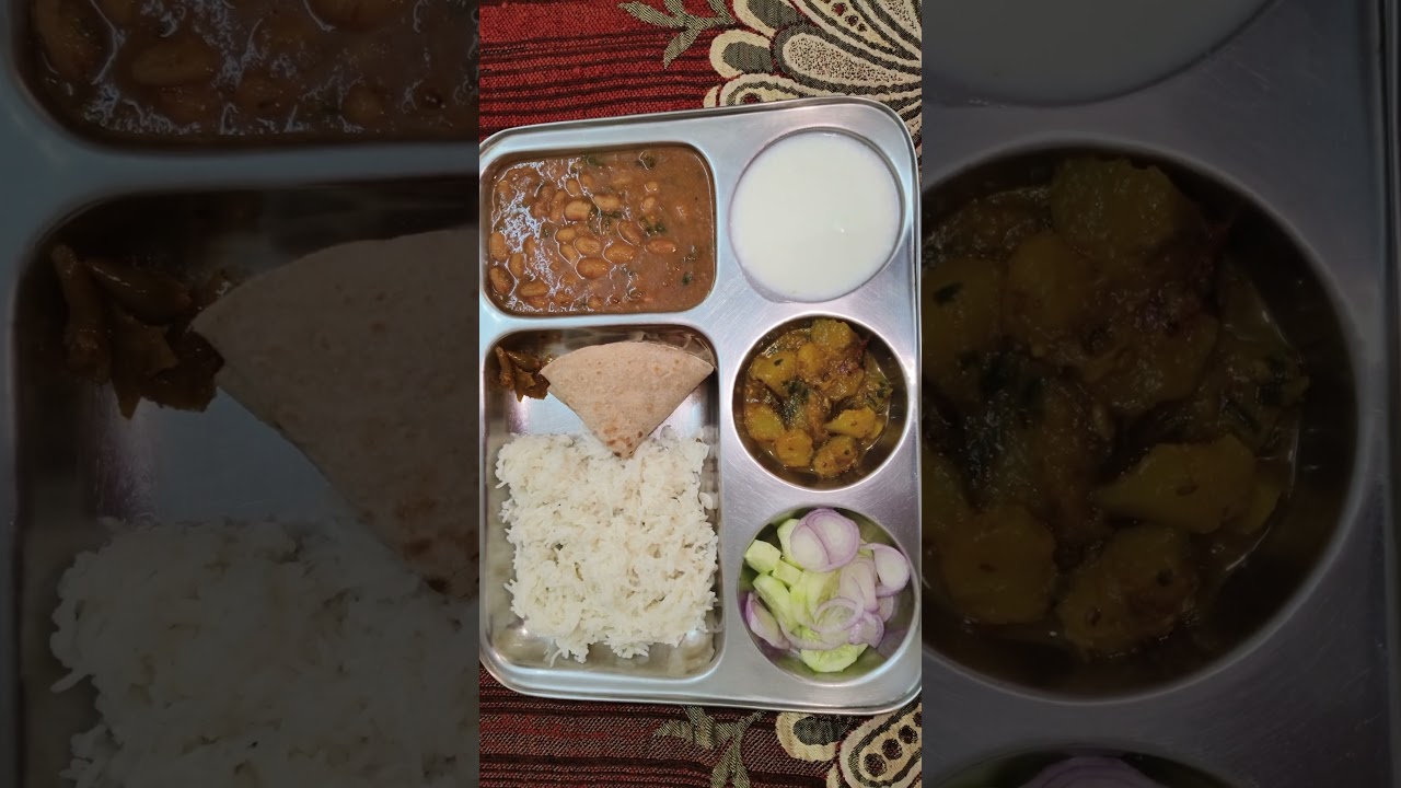 Stainless Steel Partition Plate 5 in1 / Bhojan Thali/Dinner Plate 