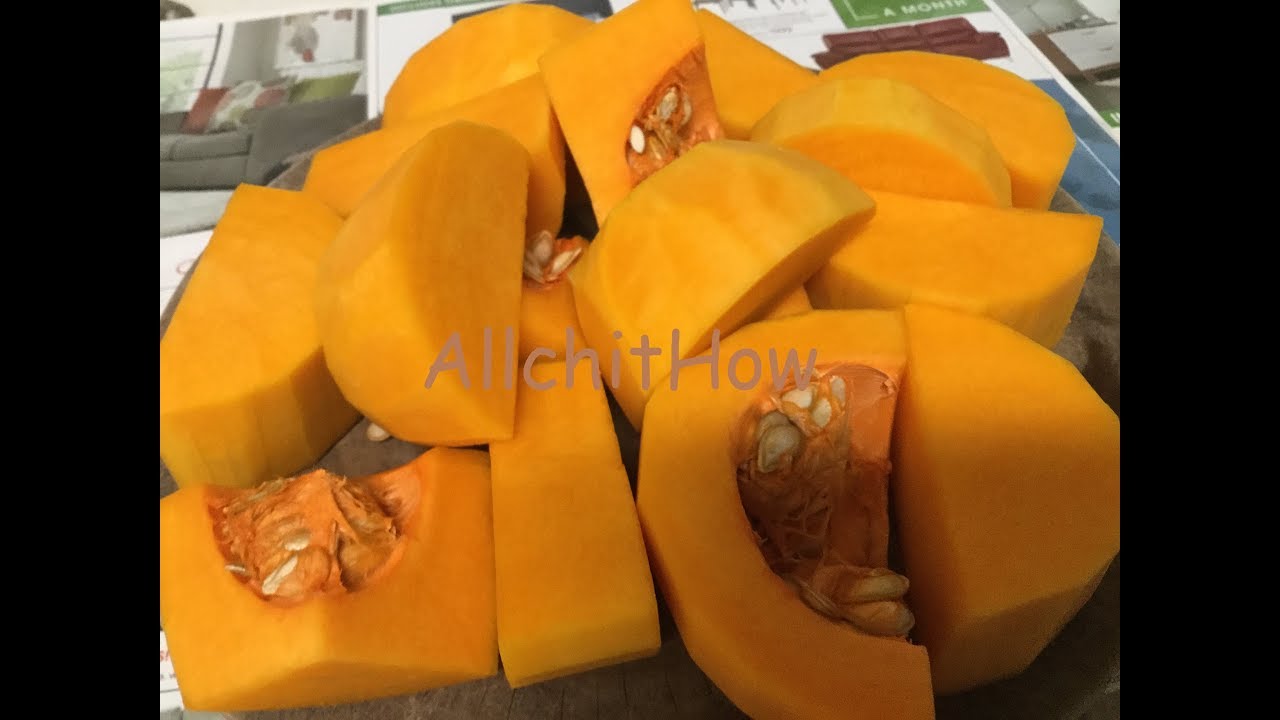 How to Peel and Cut a Butternut Squash (Easy, No Peeler and No Microwave) - YouTube