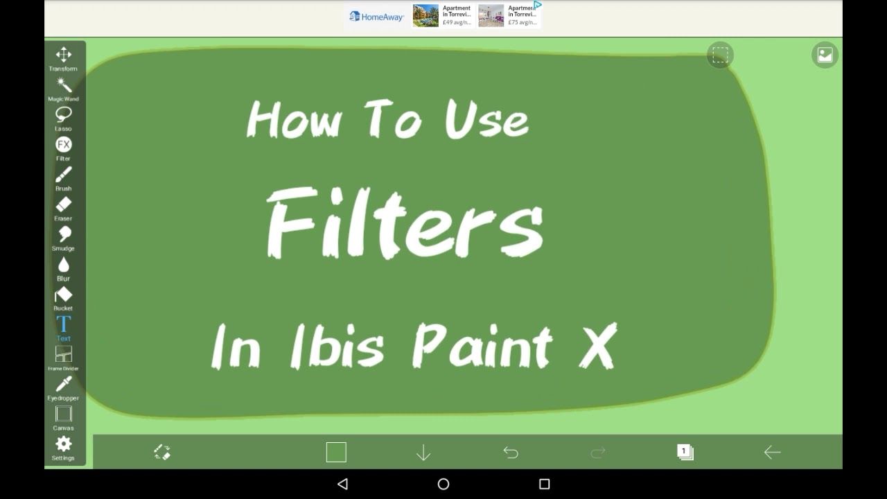 126. Filter (Draw): Speed Line - How to use ibisPaint