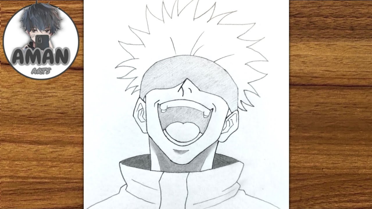 How to draw gojo step by step || Easy drawing ideas for beginners || Gojo drawing step by step 